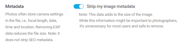 strip metadata from images