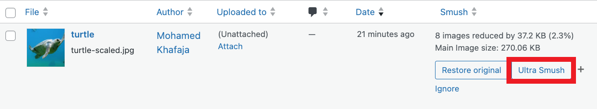 Ultra Smush mode option
