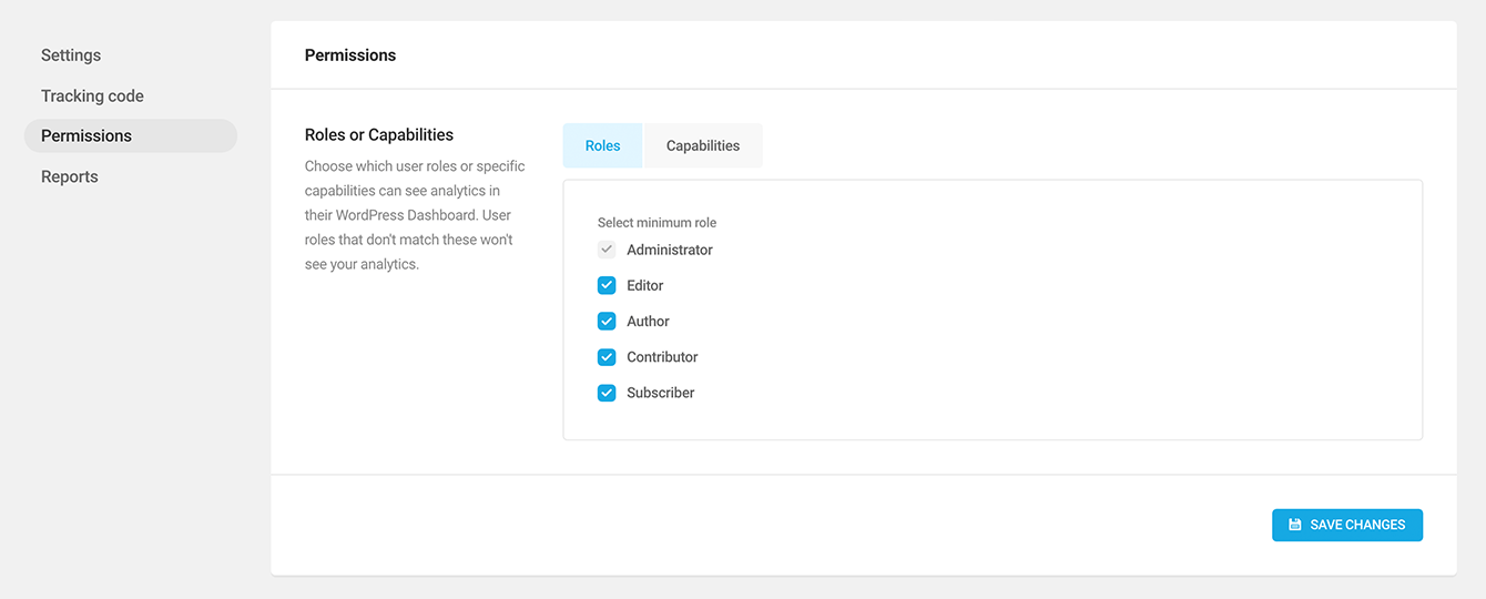 Beehive user role and permission controls