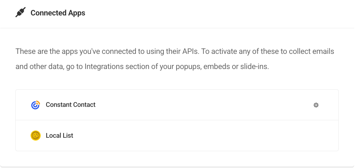 Constant Contact successfully integrated with Hustle