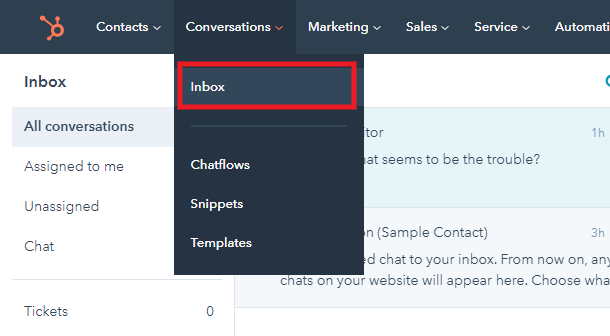 hubspot-inbox