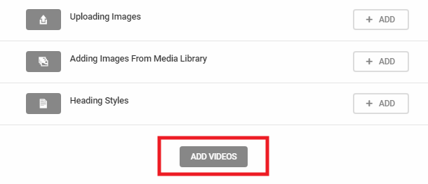 Save videos added to playlist in Integrated Video Tutorials