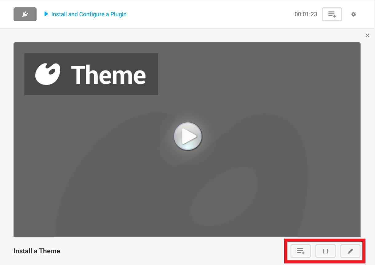 Preview a video in Integrated Video Tutorials