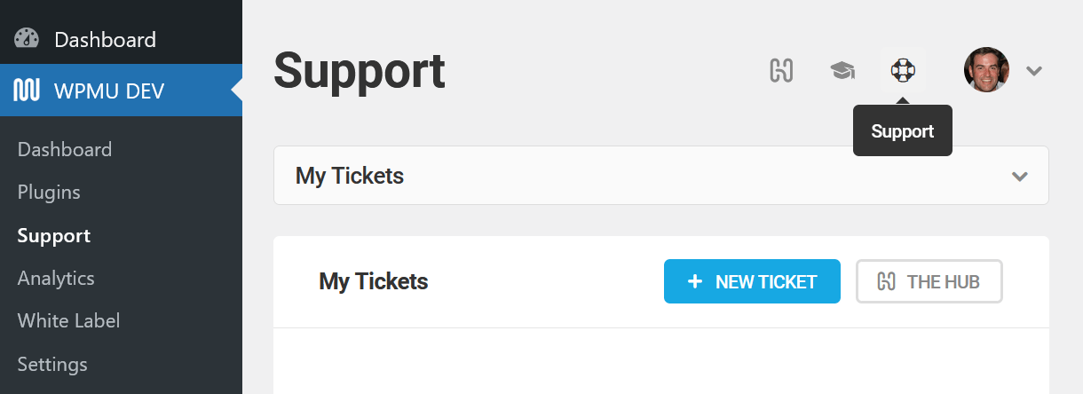 Link to getting support