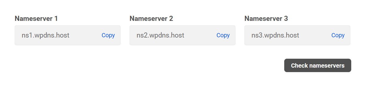 WPMU DEV Nameservers