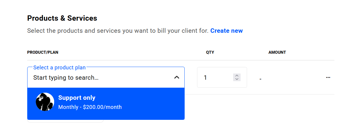 Billing a client in Client Tools