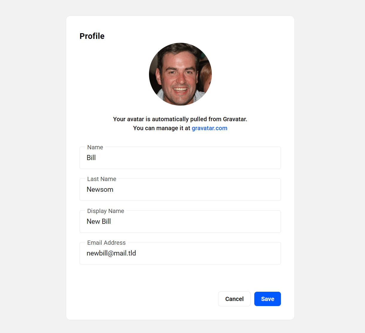 Edit client profile in the Hub Client plugin