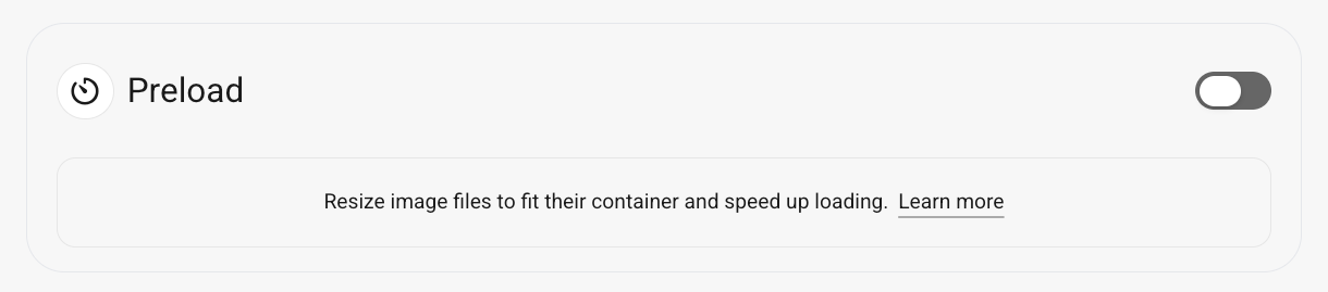 Preloading critical images