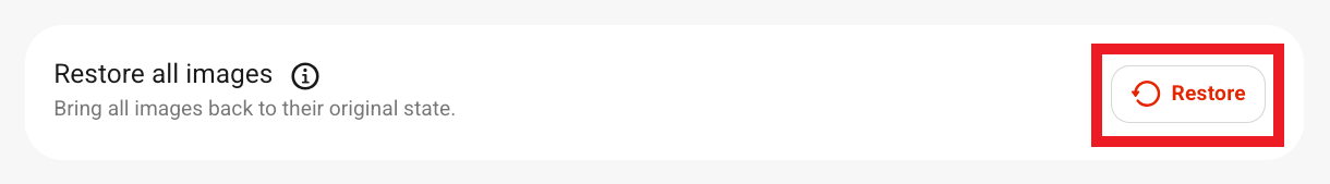 Restore thumbnails in Smush