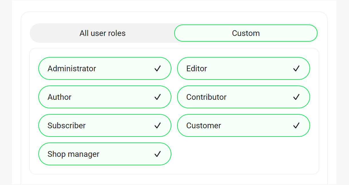 Set password rules per user role in Defender