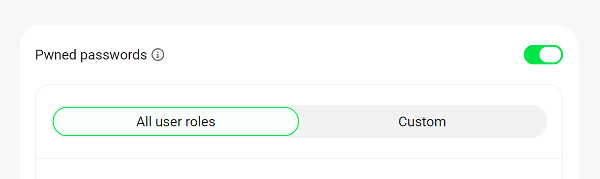 Activate Pwned Passwords feature in Defender
