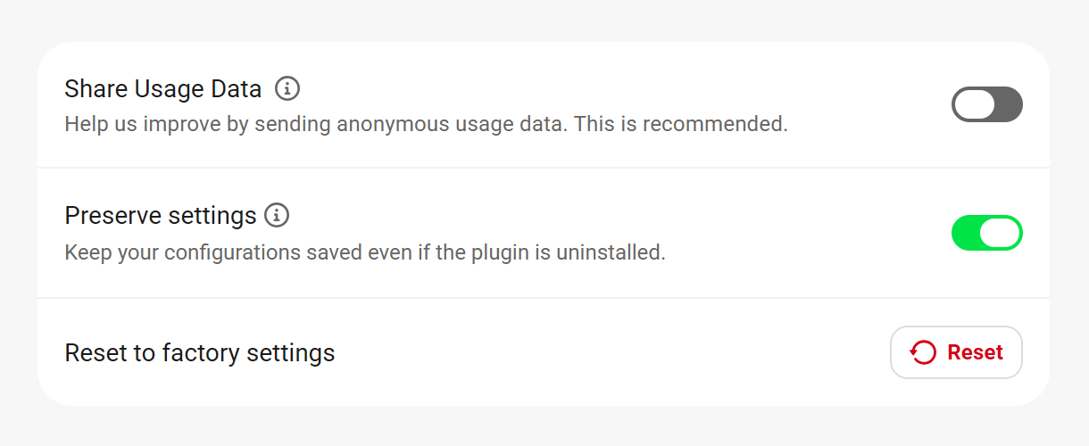 Defender Uninstallation Settings