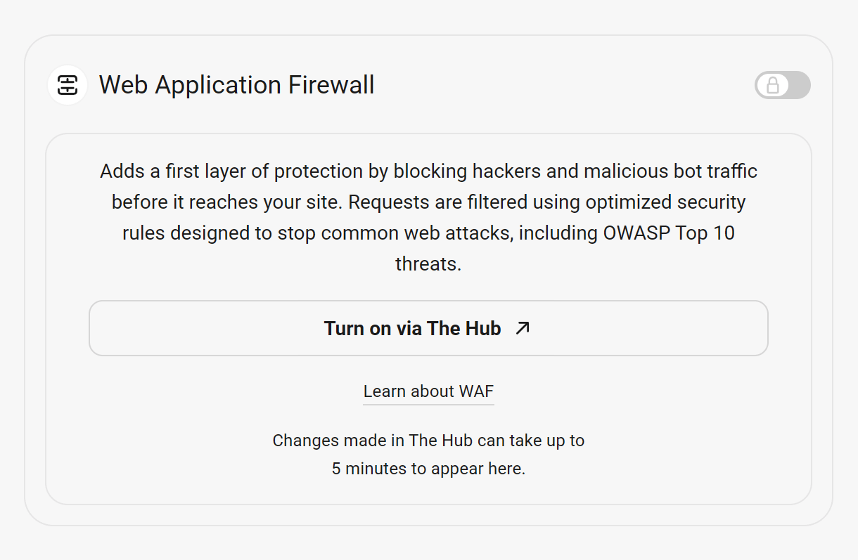 Activate WPMU DEV WAF in Defender